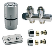 KIT kompaktní koupelnový OPTIMA - 1/2"xM24; Cu 15x1mm; přímý; chrom
