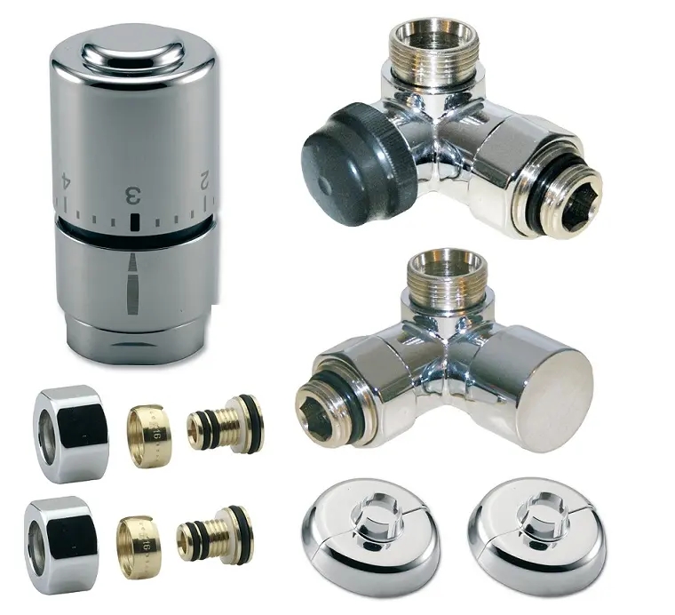 KIT klasik koupelnový OPTIMA - úhlový - 1/2"xM24; ALPEX 16x2mm; chrom