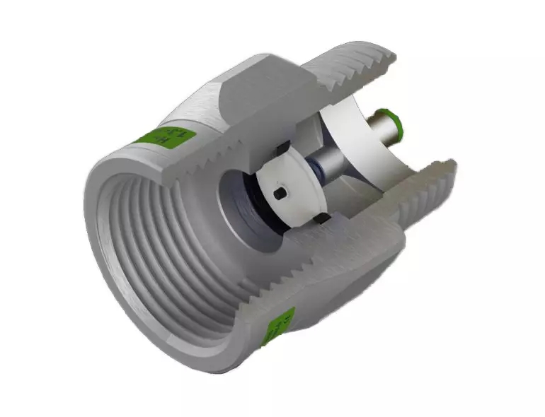 Bezpečnostní nadprůtoková pojistka GST typ L-MF - 3/4"MF; 2,5m³/h