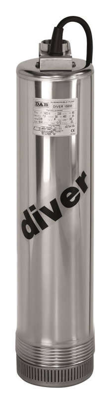 DIVER 75 M-A ponorné 5" čerpadlo do vrtů a studní - 1x230V