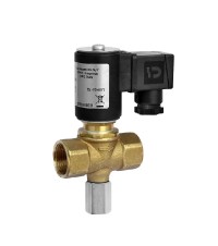 Elektromagnetický ventil závitový pro topné plyny - 1"; 500mbar; NC; mosaz