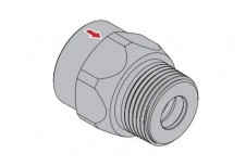 Bezpečnostní nadprůtoková pojistka GST typ L-MF - 1"MF; 6m³/h