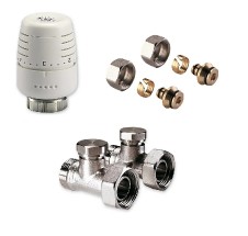 KIT Vekoluxivar - pro dvoutrubkový systém - 1/2"xEK; 15x1; přímé