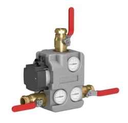 Termoregulační jednotka - s čerpadlem a zpětným ventilem - DN 32; 61 °C