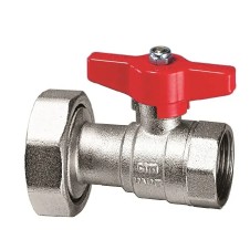 Kulový uzávěr k čerpadlům - se šroubením - 1"x6/4"FF; motýl