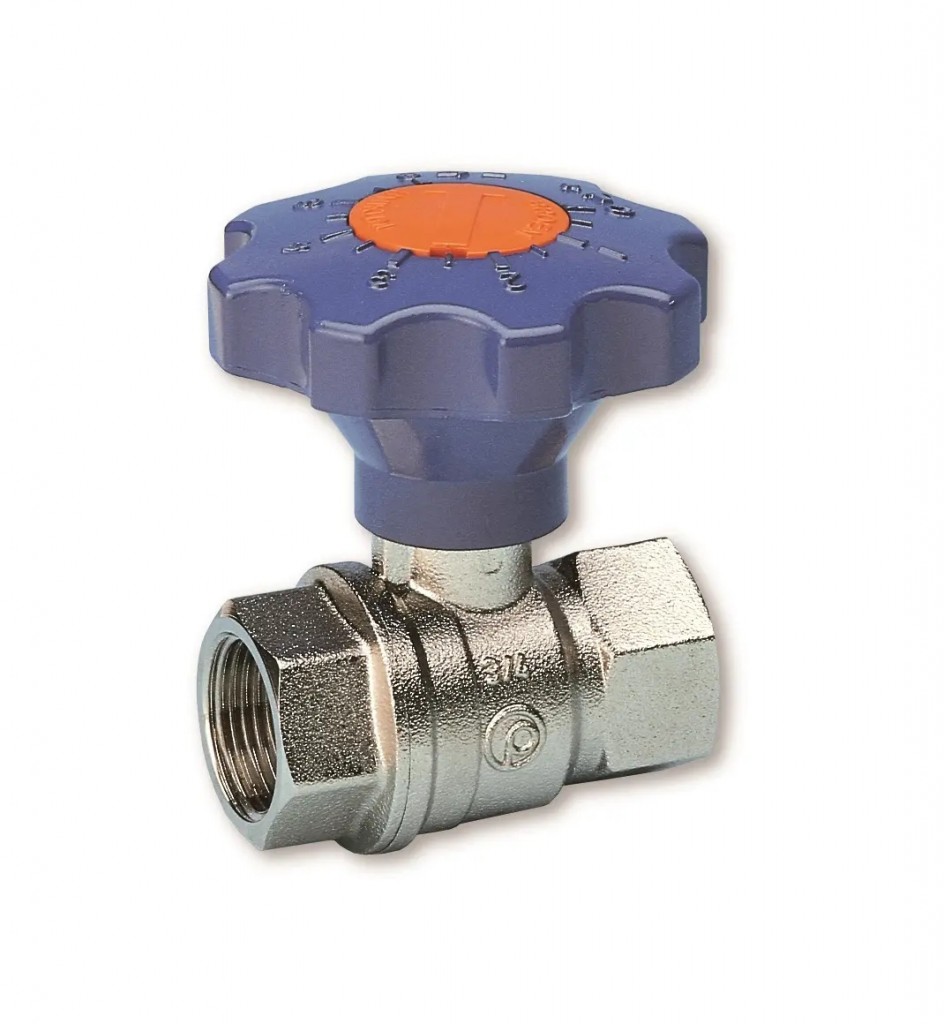 Kulový uzávěr voda - regulační - 1/2"FF