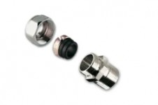 Set svěrného šroubení s vsuvkou - 1/2"Mx15x1 CU