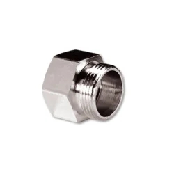 Přechodka - ze závitového potrubí na svěrné šroubení - 1/2"FxEK; nikl