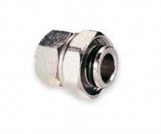 Přechodka - s převlečnou maticí - 1/2"FxEK; nikl