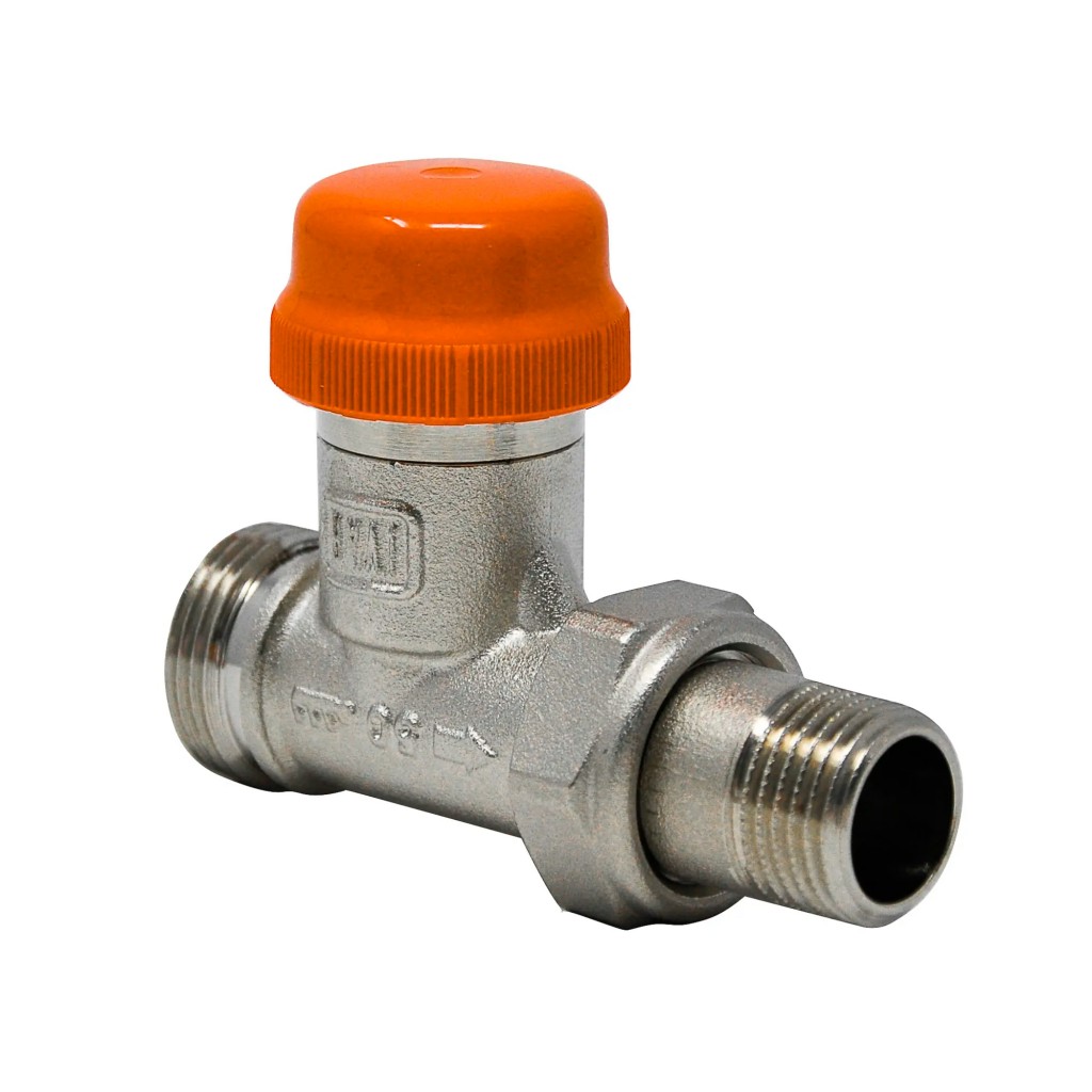 Dynamický termostatický ventil s přednastavením - 1/2" x EK; přímý