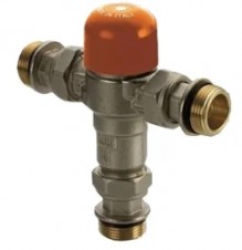Termostatický směšovací ventil - pro solární systémy - 1/2"; Kv 1,2