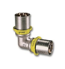 Koleno PRESS-GAS 90° - 20x20