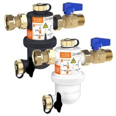 Magnetický filtr DIRTSTOP - otočný s patentovanou vložkou - 3/4"M x 3/4"F; 1,46m³/h; šedý