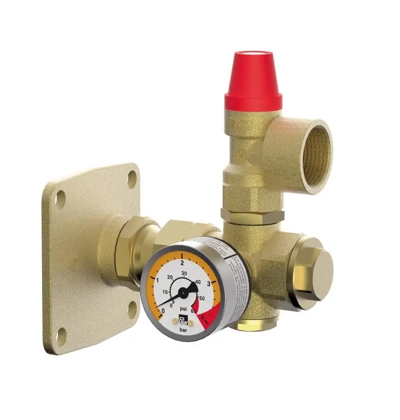 Bezpečnostní pojistná skupina - pro horizontální distribuční rozdělovač DN 32