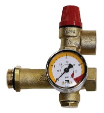 Bezpečnostní pojistná skupina - pro horizontální distribuční rozdělovač DN 20