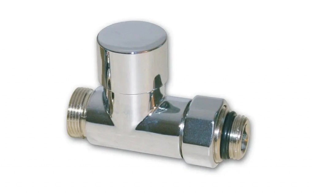 Koupelnové regulační šroubení OPTIMA - 1/2"xM24; přímé; chrom