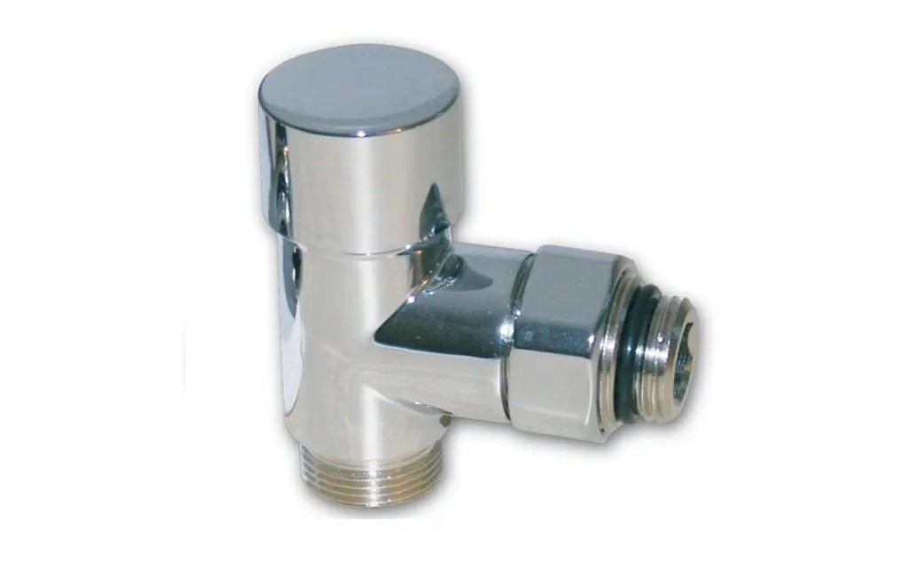 Koupelnové regulační šroubení OPTIMA - 1/2"xM24; rohové; inox