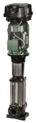 NKVE 45/3 T vícestupňové odstředivé čerpadlo pro tlakové systémy s MCE110/P