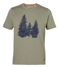 Tričko "FIR" olivové, vel. L