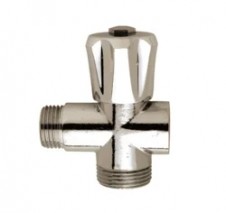 Pračkový meziventil - 1/2"x(1/2"x3/4"); bez prodloužení