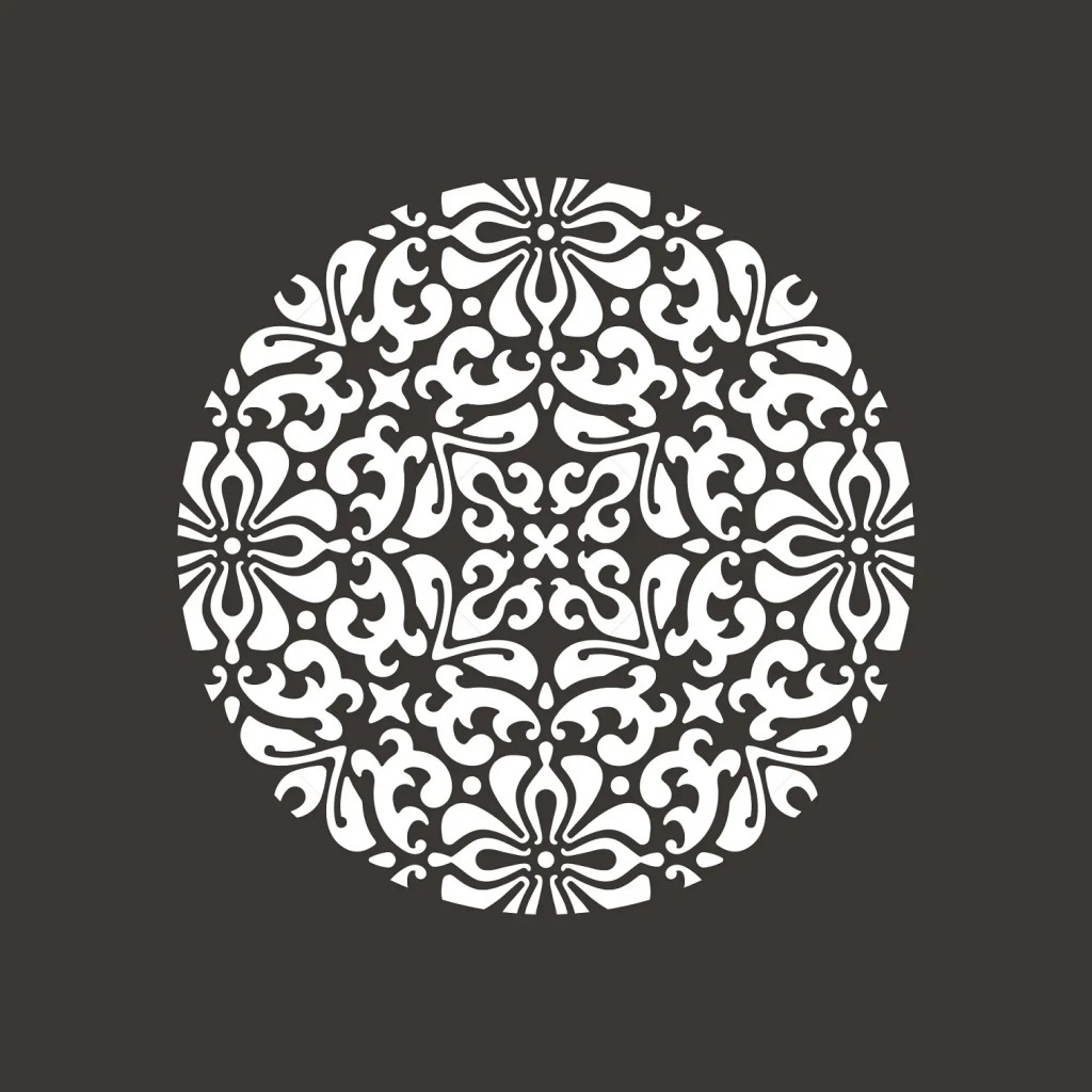 Designová krycí mřížka STARLINE - tmavá bronz; 160x160mm