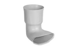 Přechodka 90° - 132x52mm; pr. 75mm; tunnel/classic