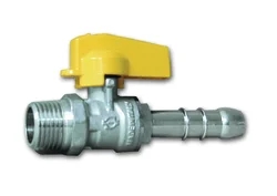 Vzorkovací kulový uzávěr MET - pr. 14; 1/2"F; rohový