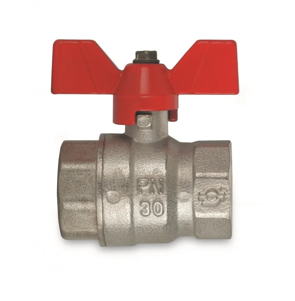 Kulový uzávěr voda PERFECTA - 5/4"FF; motýl