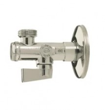 Rohový kulový uzávěr - s filtrem - 1/2"x3/8"; bez matice