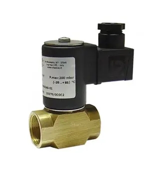 Elektromagnetický ventil závitový pro topné plyny - 3/4"; bez proudu zavřeno