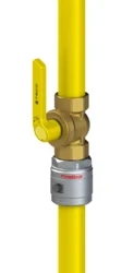 Protipožární armatura - FIREBAG - s kulovým uzávěrem plyn - 3/4"Fx3/4"F