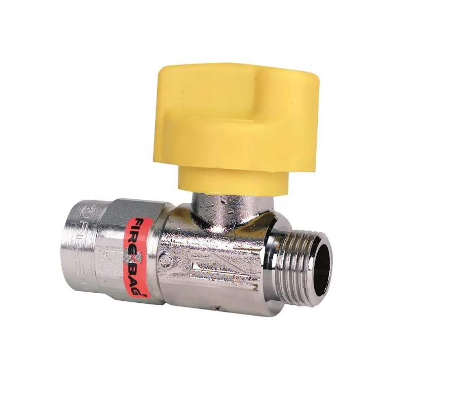 Kulový uzávěr plyn - s protipožární armaturou FIREBAG - 1/2"FM; přímý