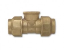 T-kus - potrubí/vnitřní závit/potrubí - 20x1/2"x20; PE/vnější závit/PE