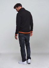 Mikina černá se zipem, vel. S