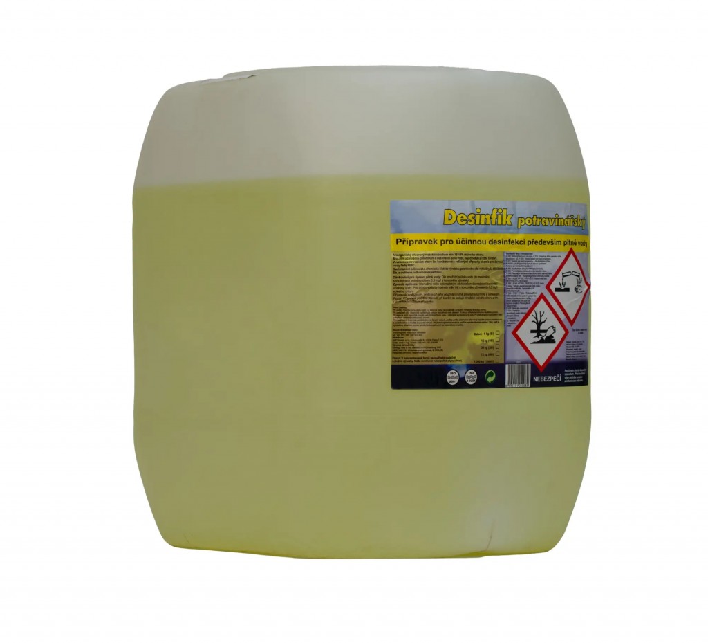 Dezinfekční přípravek s chlornanem sodným - potravinářský - 30l
