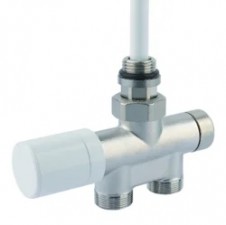 Termostatická jednobodová armatura - 1/2"xEK; rohová