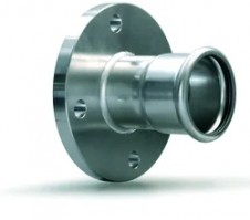 Příruba - s nátrubkem pro zalisování - C - 108mm-DN 100; PN 16