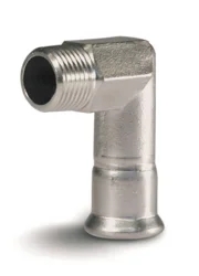 Přechodové koleno 90° - s vnějším závitem - N - 15mm-R1/2"
