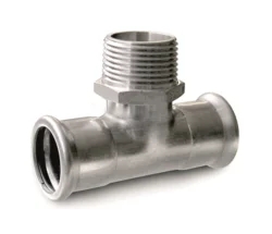 T-kus 90° - s vnějším závitem - N - 15-R1/2"-15mm