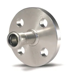 Příruba - s nátrubkem pro zalisování - N - 22mm