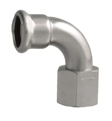 Přechodový oblouk 90° - s vnitřním závitem - N - 15mm-Rp1/2"