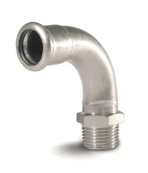 Přechodový oblouk 90° - s vnějším závitem - N - 15mm-R1/2"