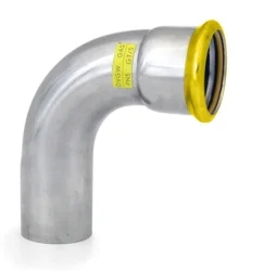 Oblouk 90° PRESS GAS - s jedním zásuvným koncem - 35mm