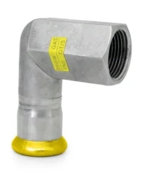 Přechodové koleno 90° PRESS GAS - s vnitřním závitem - 22mm-Rp3/4"