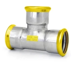 T-kus 90° PRESS GAS - jednoznačný - 18mm