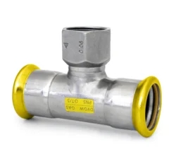 T-kus 90° PRESS GAS - s vnitřním závitem - 22-Rp3/4"-22