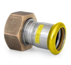 Připojovací šroubení PRESS GAS - na ploché těsnění - G1 1/2"-35mm