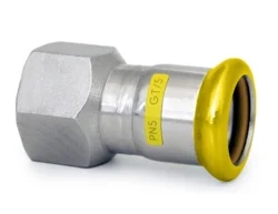 Přechodka PRESS GAS - s vnitřním závitem - 54mm-Rp2"