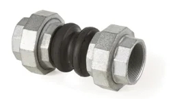 Závitový pryžový kompenzátor - série T8 - 5/4"; L=186mm; EPDM