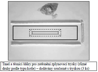 Tryska DC25 švédská, ( DC18 stará )